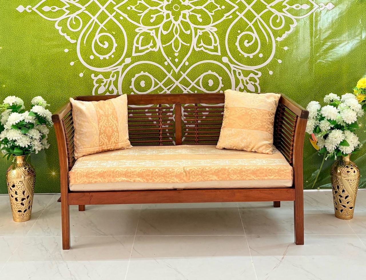 Teak Wood Sofa rental